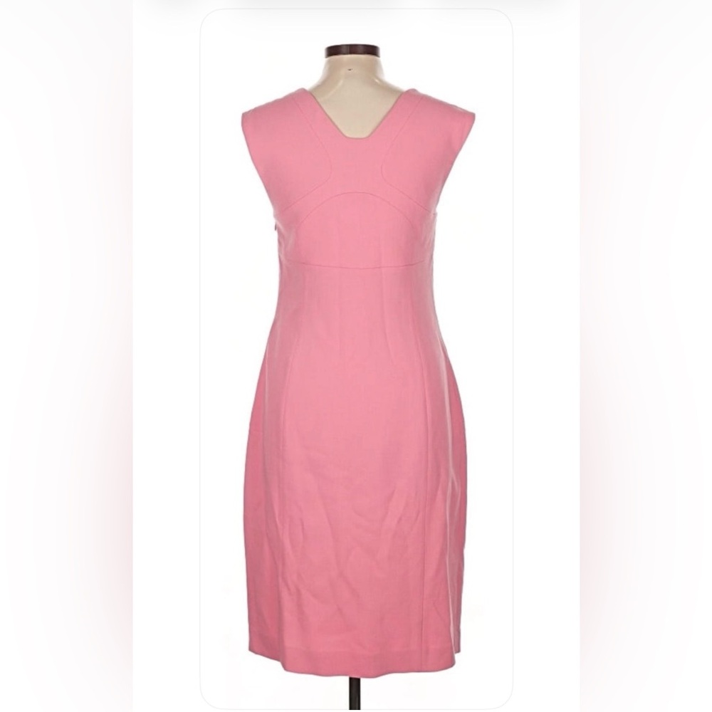 Emilio Pucci Virgin Wool Silk Lined Sheath Dress Made in Italy